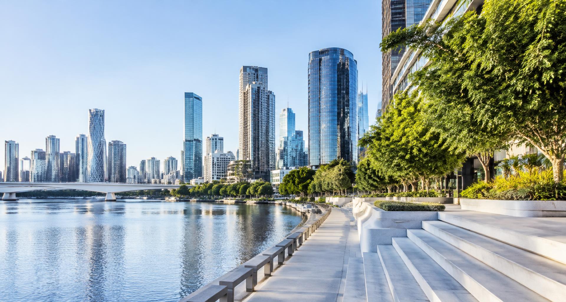 Brisbane city architecture and urban infrastructure